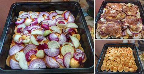 Bravčové mäso so zemiakmi v pekáči