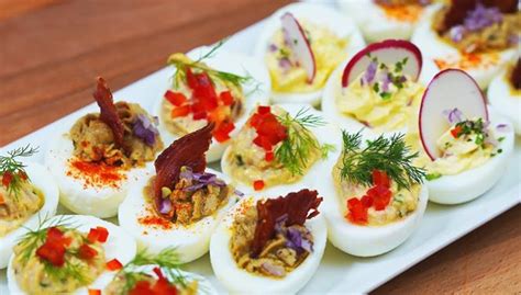 plnené vajcia ako predjedlo