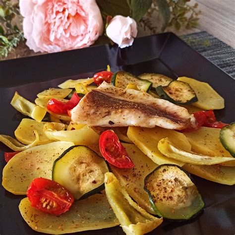 Grilovaný pangasius so zeleninou