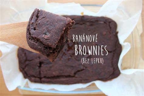 Banánové brownie s orechmi