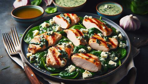 Rôzne úpravy kuracieho mäsa so špenátom