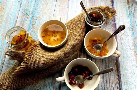 Sterilizované poháre s pečeným čajom