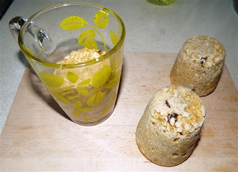 Mugcake s tvarohom a orechami