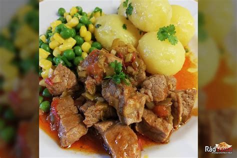 Obrázok bravčovej krkovičky nakrájanej na kocky