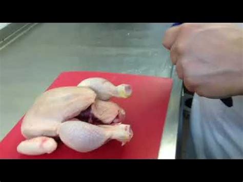 Schéma ako správne vykostiť kura