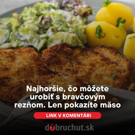 Ilustrácia rôznych príloh k bravčovým rezňom