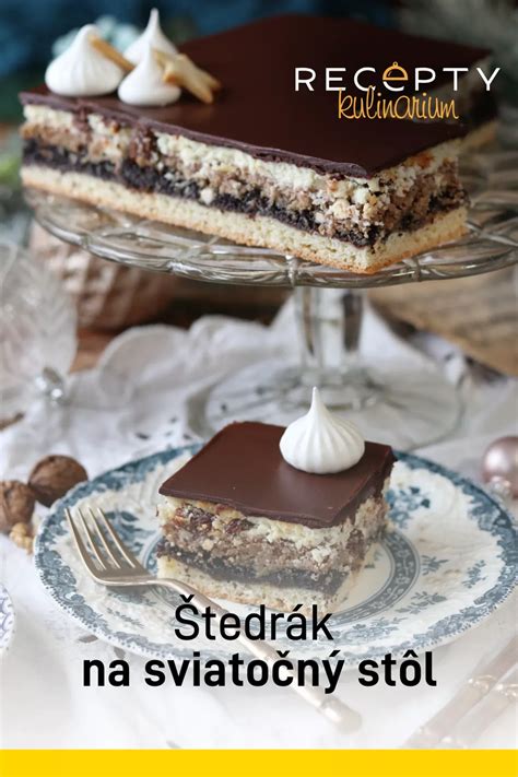 Vizualizácia vrstiev orechovo-višňového koláča