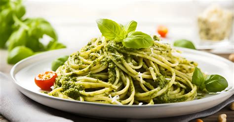 Ilustrácia cestovín so špenátom a cesnakom