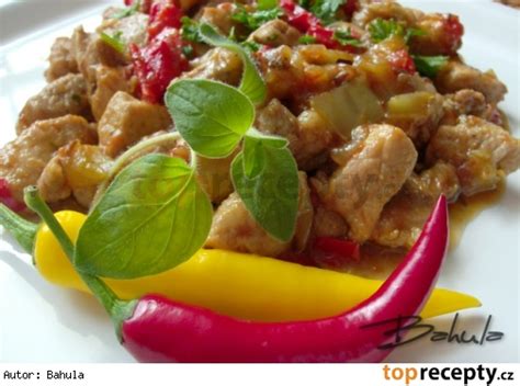 Mäso restované s paprikou