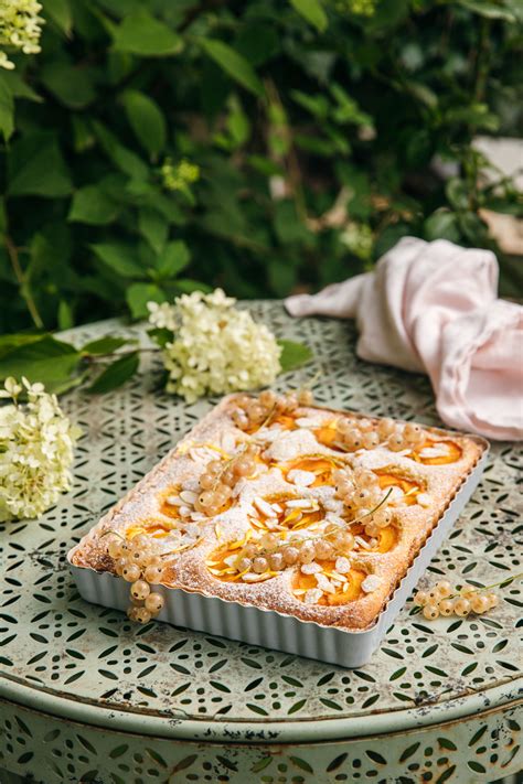 Hotový marhuľový tart