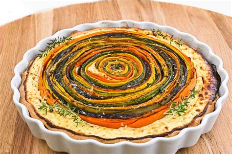 Zeleninový quiche s tekvicou a pórom