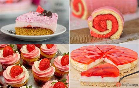 Ilustrácia rôznych sladkých dezertov