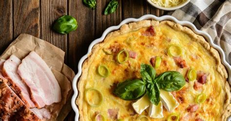 Príprava slaného koláča na spôsob quiche