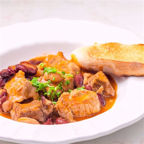 Bravčové mäso s fazuľou a zeleninou