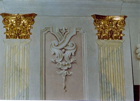 Detail vrstvenia a zdobenia Esterházy rezov