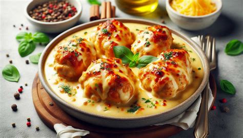 Ilustračná fotka kuracích pŕs v syrovej omáčke