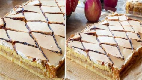 Vrstvenie surového jablkového koláča