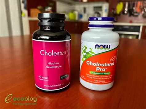 Infografika porovnávajúca rôzne druhy doplnkov stravy na cholesterol