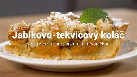 jablkovo-tekvicový koláč