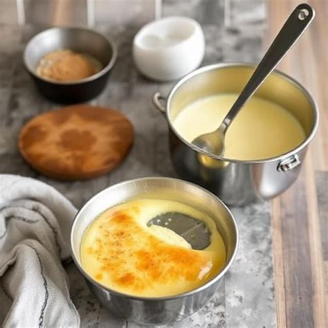 Ilustrácia postupu varenia pudingu