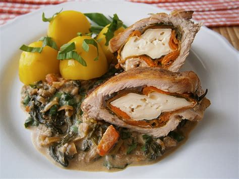 Vepřová kapsa plněná.