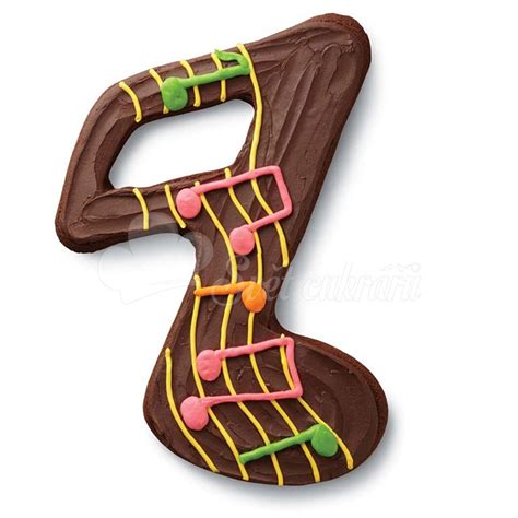 Ukážka torty s hudobnou tematikou