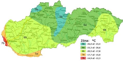 Mapa rastlín na Slovensku