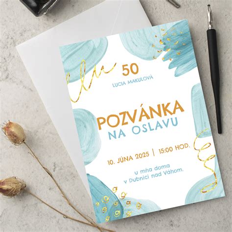 Príklad dizajn pozvánky na guláš