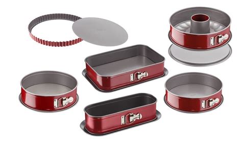 Kolekcia foriem na pečenie Tefal Delibake v ružovo-zlatej farbe