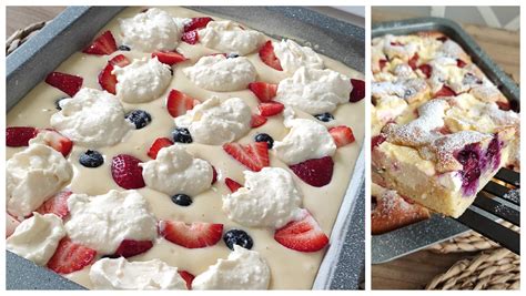 Koláž rôznych druhov bublanín s ovocím