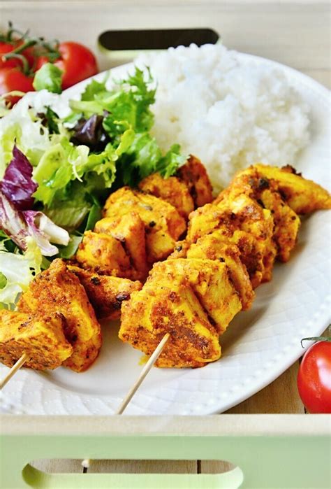 Kuracie kúsky Tandoori na špajdli