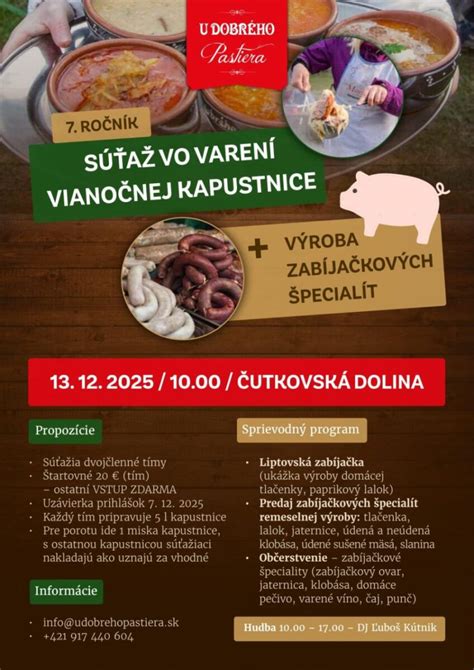 Fotografia z vianočnej súťaže vo varení kapustnice