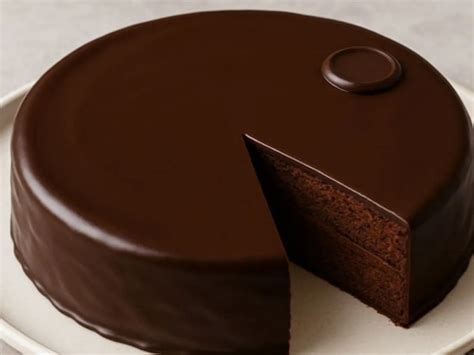 Hotová Sacher torta