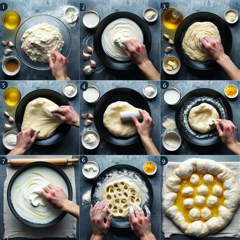 Ilustrácia prípravy kuskusu krok za krokom