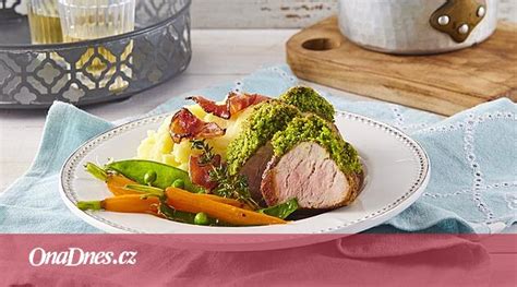 Servírovaný teľací steak s bylinkovou krustou