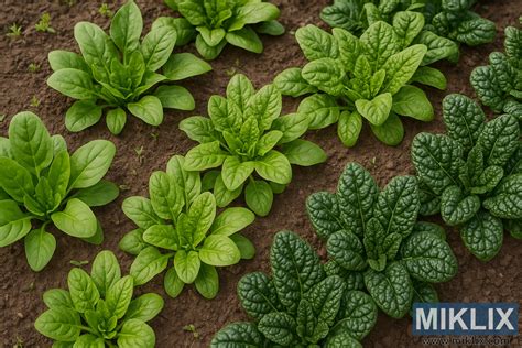 Ilustrácia pestovania špenátu v záhrade a v kvetináči