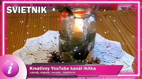 Zimná dekorácia v zaváraninovom pohári