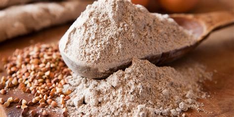 Ilustrácia rôznych druhov bezlepkových múk