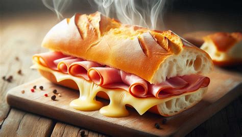 Zostavená bezlepková bageta so šunkou, syrom a zeleninou