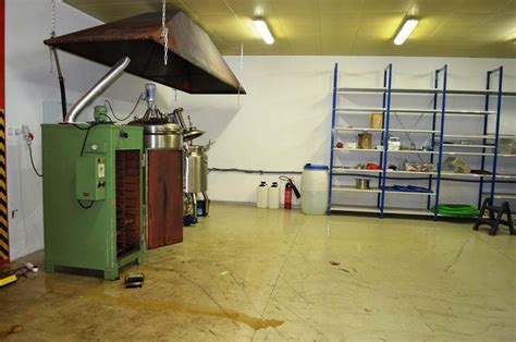 Ilustrácia laboratória na výrobu drog