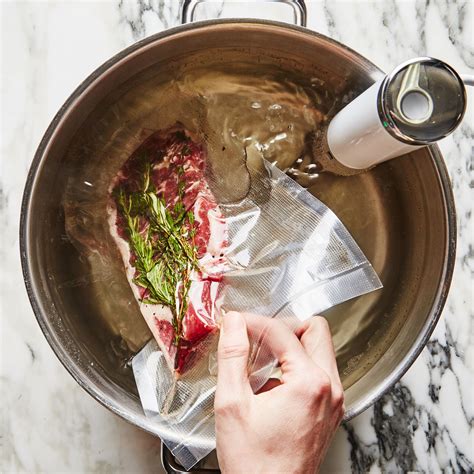 Ilustrácia procesu Sous Vide