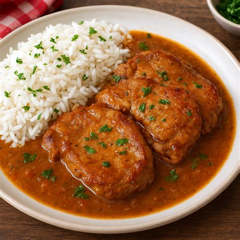 Bravčová krkovička pripravená s cibuľou a marinádou