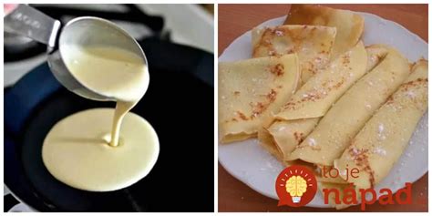 Mrazené cesto na palacinky v sáčku