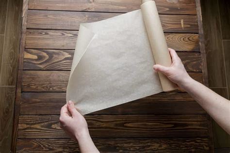 Infografika porovnávajúca pergamenový papier a papier na pečenie