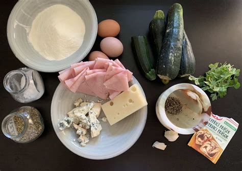 Infografika s postupom prípravy cuketovej zmesi