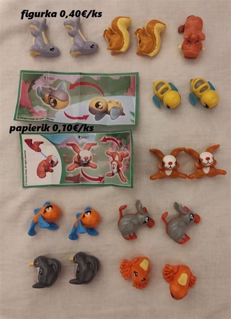 Série hračiek z Kinder vajíčok