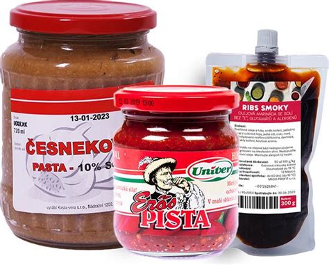 Infografika so základnými zložkami marinády