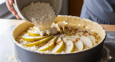 Fotografia hruškovo-bazového koláča