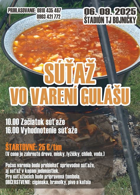 Tímové súťaženie vo varení guláša