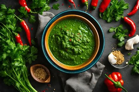 Čerstvé bylinky a ingrediencie na prípravu omáčky Chimichurri